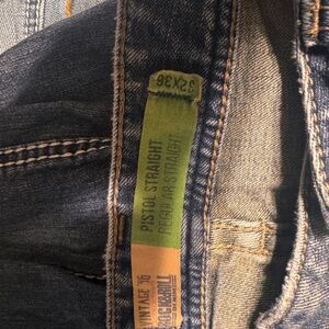 Pistol Straight Men's Jeans - Dark Blue
